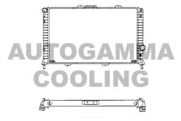 AUTOGAMMA 101401 Радіатор, охолодження двигуна