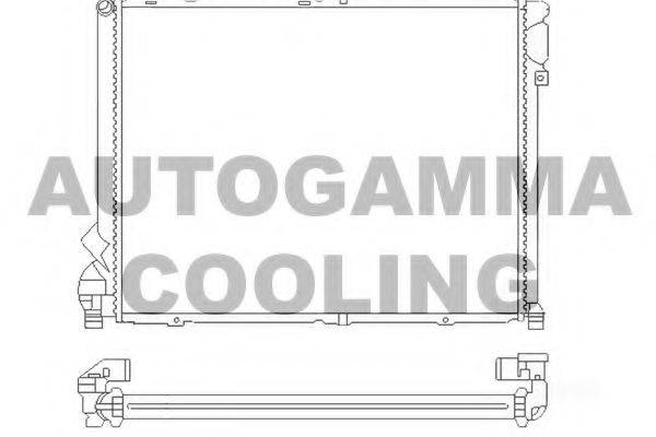 AUTOGAMMA 101406 Радіатор, охолодження двигуна