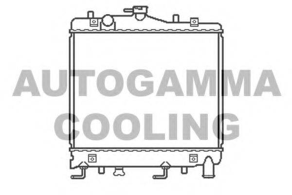 AUTOGAMMA 101431 Радіатор, охолодження двигуна