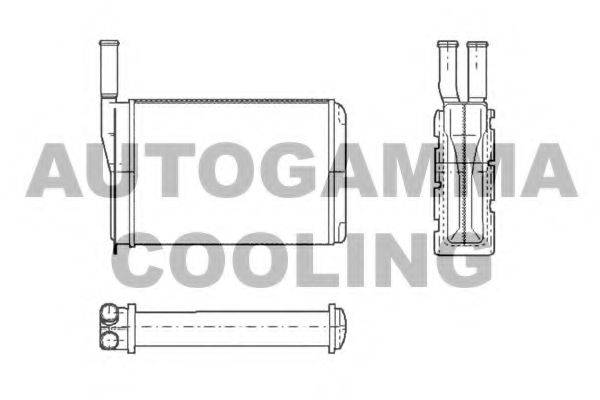 AUTOGAMMA 101652 Теплообмінник, опалення салону