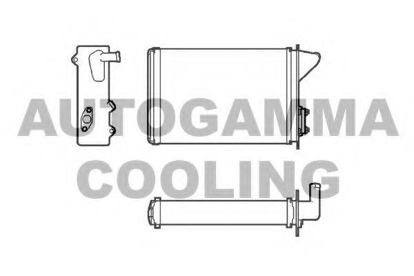 AUTOGAMMA 101667 Теплообмінник, опалення салону