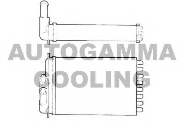 AUTOGAMMA 101688 Теплообмінник, опалення салону