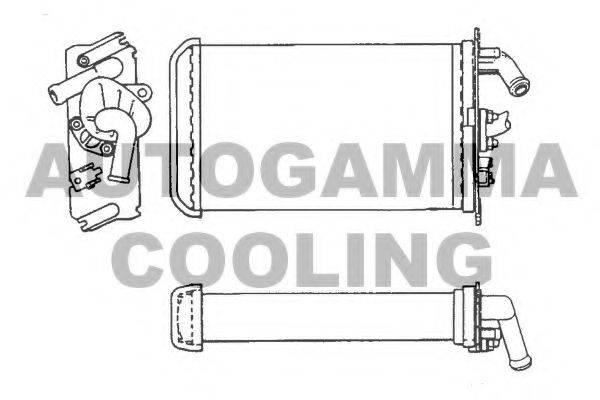 AUTOGAMMA 101690 Теплообмінник, опалення салону