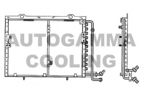 AUTOGAMMA 101730 Конденсатор, кондиціонер