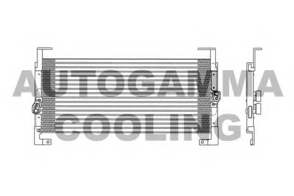 AUTOGAMMA 101744 Конденсатор, кондиціонер