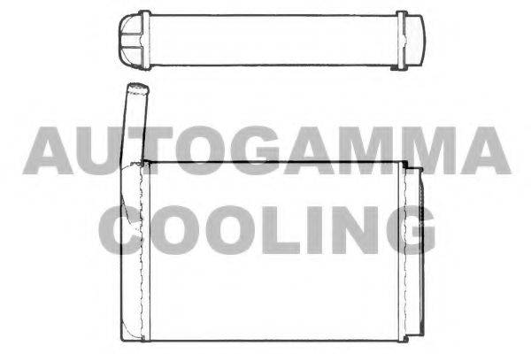 AUTOGAMMA 101764 Теплообмінник, опалення салону
