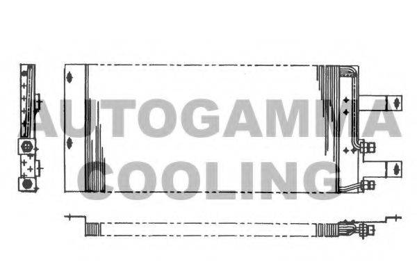AUTOGAMMA 101824 Конденсатор, кондиціонер