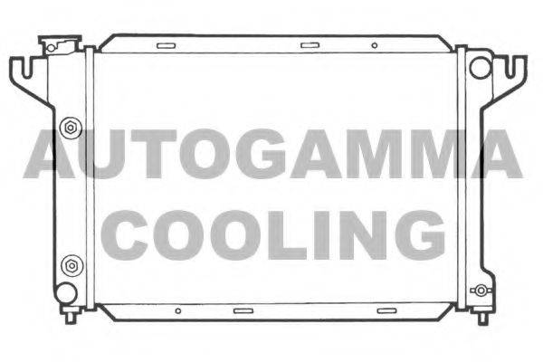 AUTOGAMMA 101986 Радіатор, охолодження двигуна