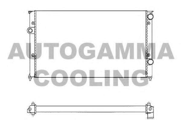 AUTOGAMMA 102009 Радіатор, охолодження двигуна