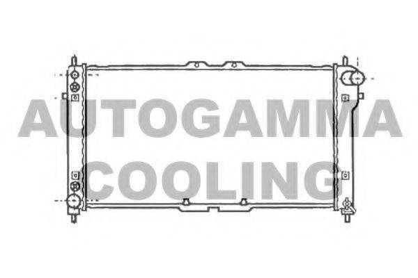 AUTOGAMMA 102141 Радіатор, охолодження двигуна