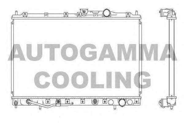 AUTOGAMMA 102175 Радіатор, охолодження двигуна