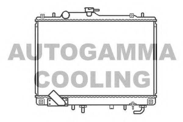 AUTOGAMMA 102210 Радіатор, охолодження двигуна