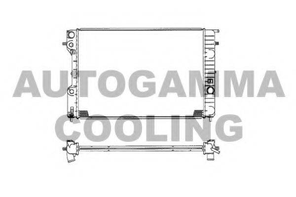 AUTOGAMMA 102250 Радіатор, охолодження двигуна