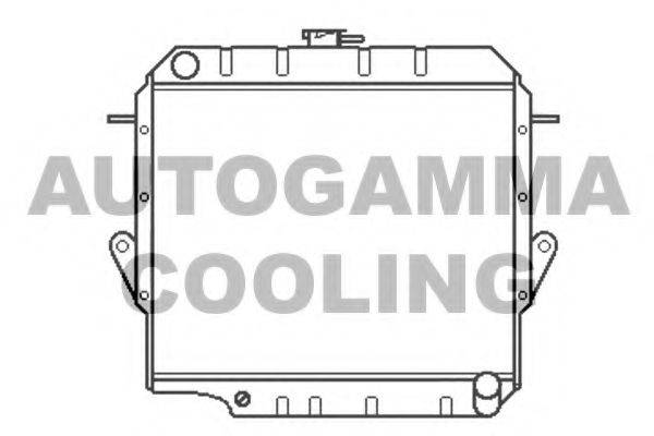 AUTOGAMMA 102363 Радіатор, охолодження двигуна