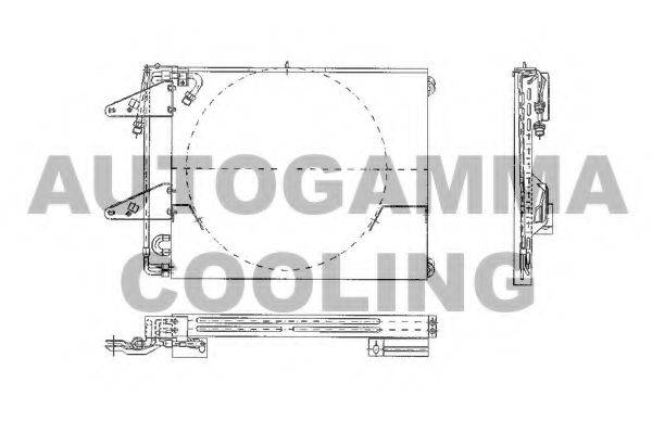 AUTOGAMMA 102614 Конденсатор, кондиціонер