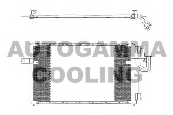 AUTOGAMMA 102708 Конденсатор, кондиціонер