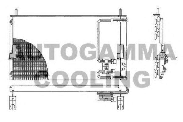 AUTOGAMMA 102759 Конденсатор, кондиціонер