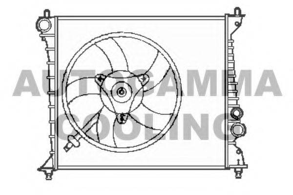 AUTOGAMMA 102894 Радіатор, охолодження двигуна