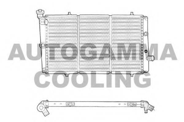 AUTOGAMMA 103065 Радіатор, охолодження двигуна