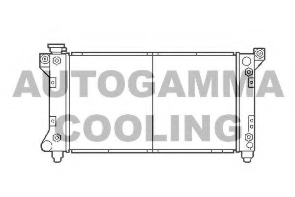 AUTOGAMMA 103135 Радіатор, охолодження двигуна