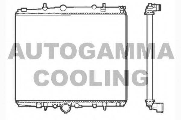 AUTOGAMMA 103223 Радіатор, охолодження двигуна