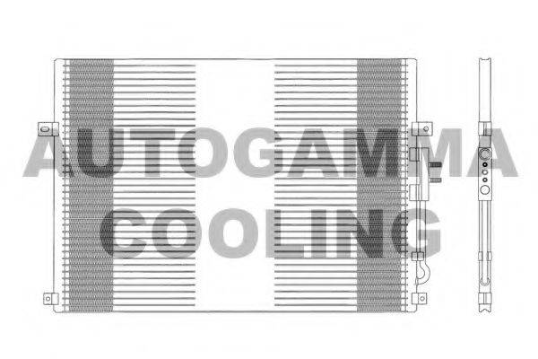 AUTOGAMMA 103285 Конденсатор, кондиціонер