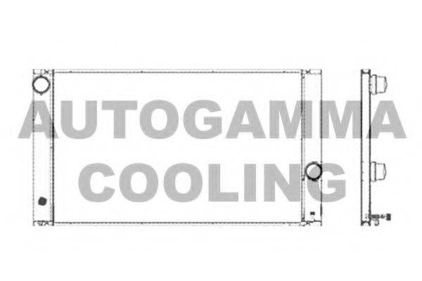 AUTOGAMMA 103387 Радіатор, охолодження двигуна