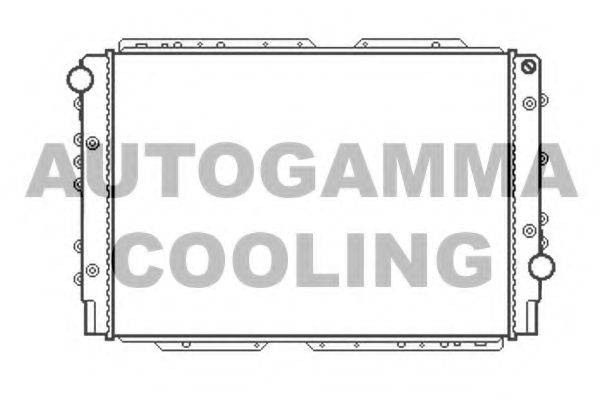 AUTOGAMMA 103437 Радіатор, охолодження двигуна