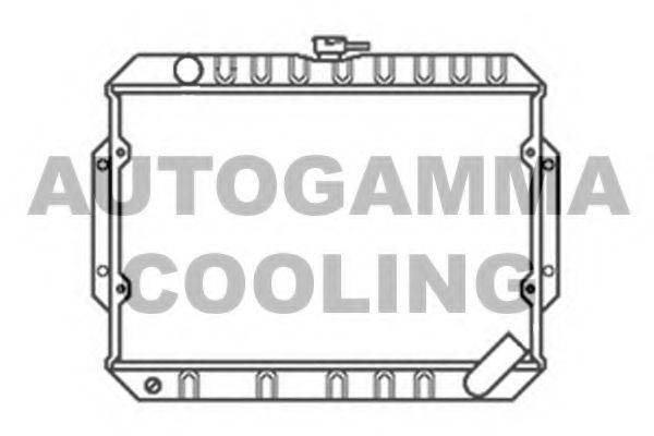 AUTOGAMMA 103481 Радіатор, охолодження двигуна