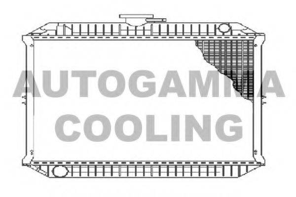 AUTOGAMMA 103507 Радіатор, охолодження двигуна