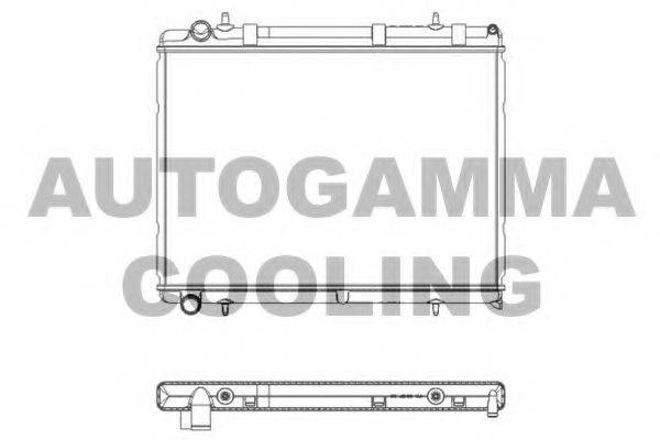 AUTOGAMMA 103571 Радіатор, охолодження двигуна