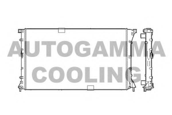AUTOGAMMA 103601 Радіатор, охолодження двигуна