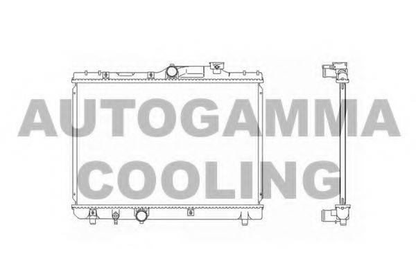 AUTOGAMMA 103626 Радіатор, охолодження двигуна