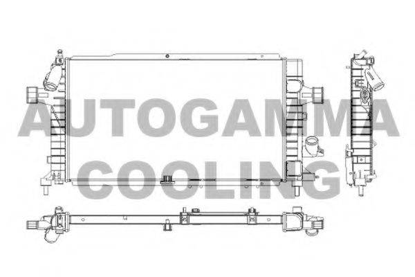 AUTOGAMMA 103630 Радіатор, охолодження двигуна