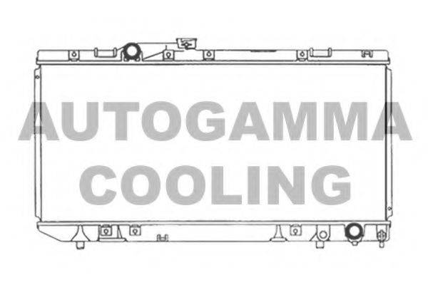 AUTOGAMMA 103670 Радіатор, охолодження двигуна