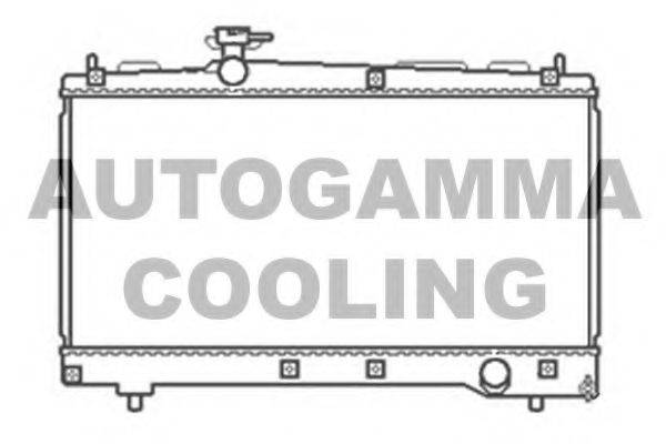 AUTOGAMMA 103712 Радіатор, охолодження двигуна