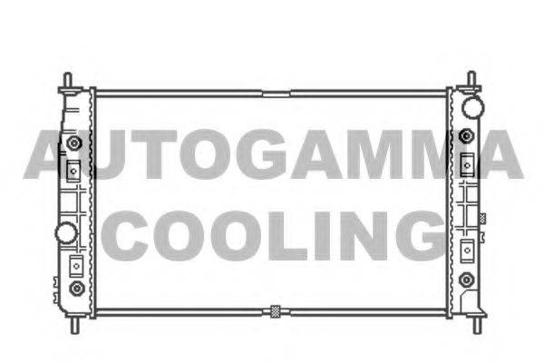AUTOGAMMA 103762 Радіатор, охолодження двигуна
