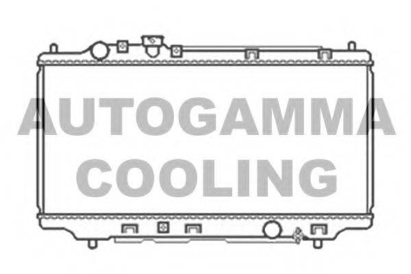 AUTOGAMMA 103854 Радіатор, охолодження двигуна