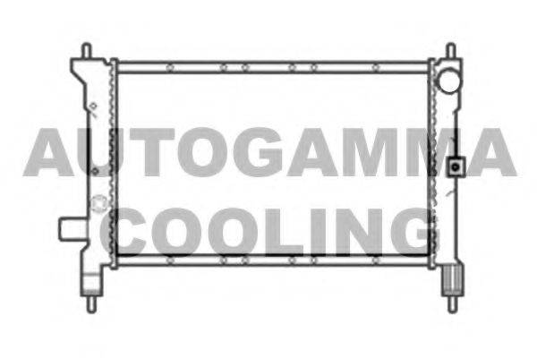 AUTOGAMMA 103872 Радіатор, охолодження двигуна