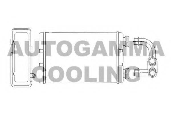 AUTOGAMMA 103895 Теплообмінник, опалення салону