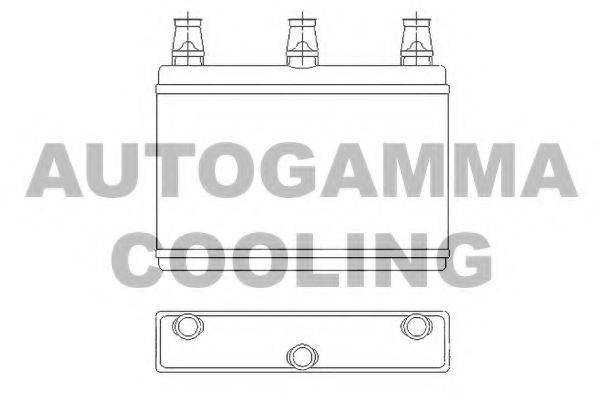 AUTOGAMMA 103896 Теплообмінник, опалення салону