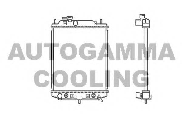 AUTOGAMMA 103910 Радіатор, охолодження двигуна