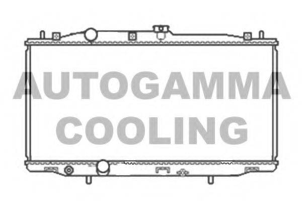 AUTOGAMMA 103927 Радіатор, охолодження двигуна