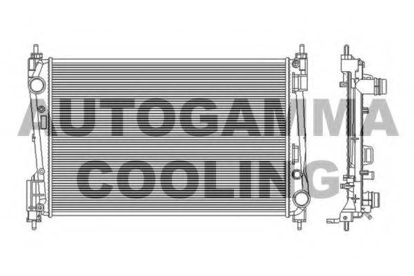 AUTOGAMMA 103986 Радіатор, охолодження двигуна
