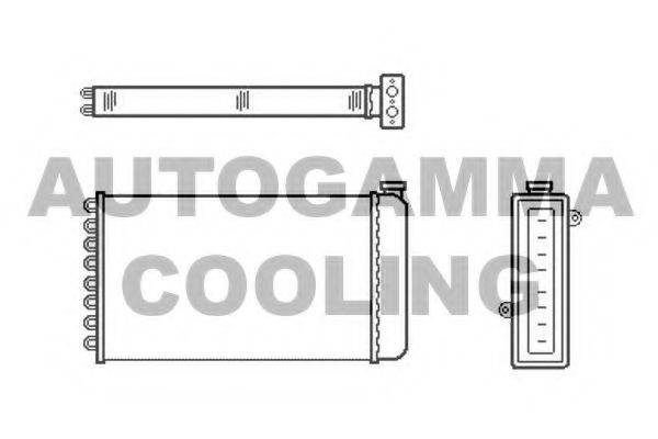 AUTOGAMMA 103995 Теплообмінник, опалення салону