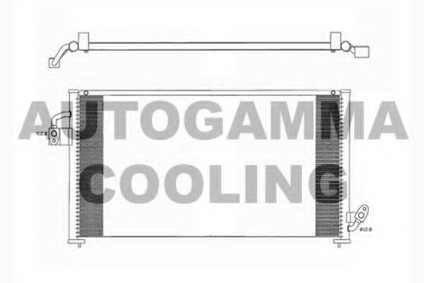 AUTOGAMMA 104028 Конденсатор, кондиціонер