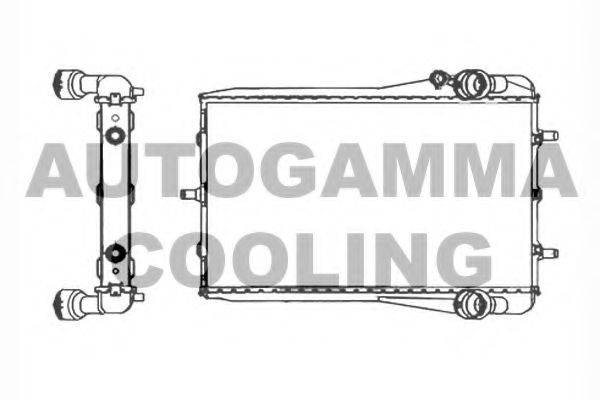 AUTOGAMMA 104036 Радіатор, охолодження двигуна