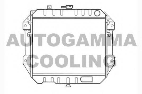 AUTOGAMMA 104041 Радіатор, охолодження двигуна