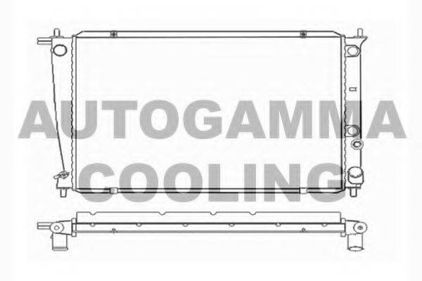 AUTOGAMMA 104046 Радіатор, охолодження двигуна