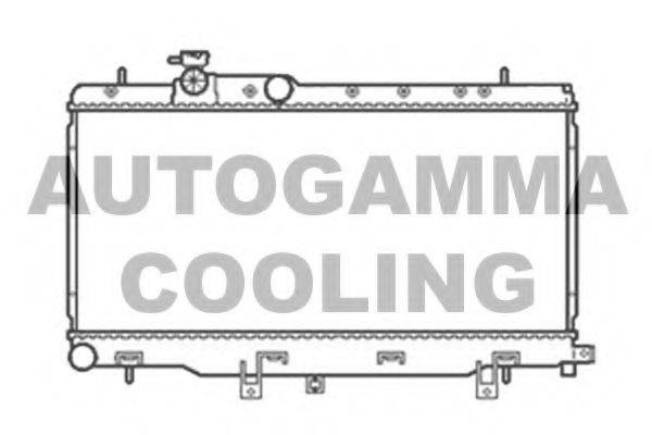 AUTOGAMMA 104105 Радіатор, охолодження двигуна